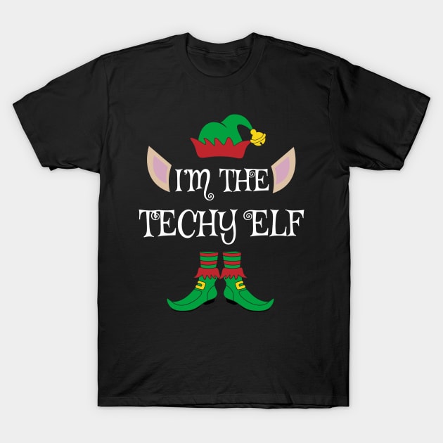I'm The Techy Christmas Elf T-Shirt by Meteor77